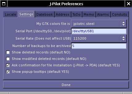 Preferences Screenshot 1